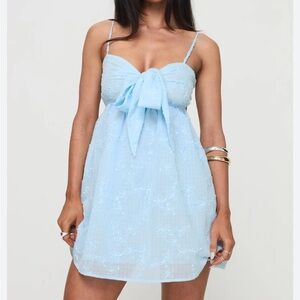blue dress for baby girl The Ariana Sequin One Shoulder Mini Dress in Light Blue – Cason Couture